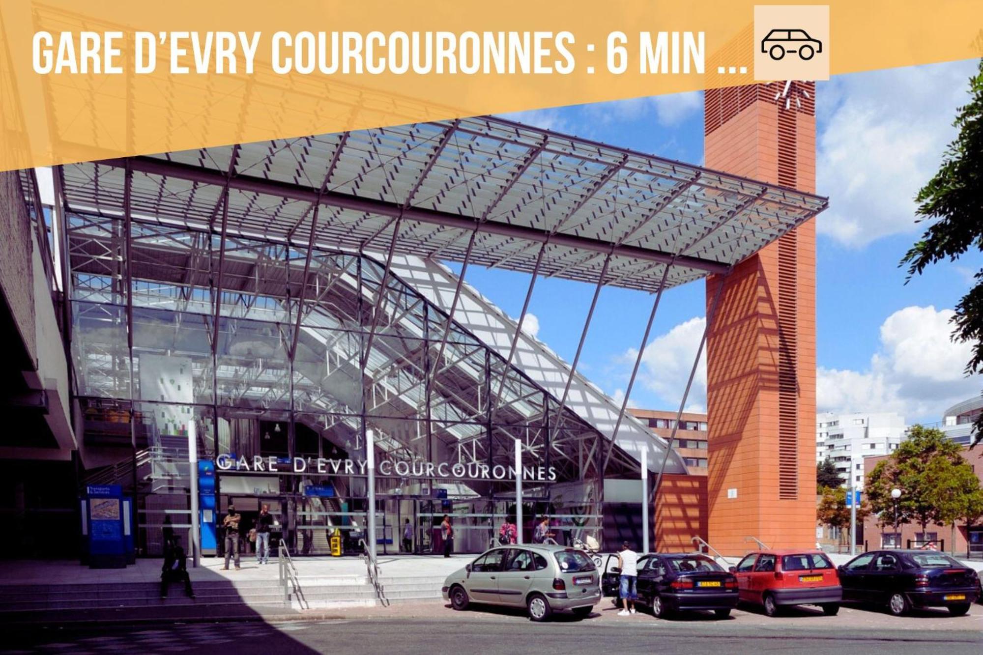 Appartement - Proche Rer - 2 Chambres & 4 Lits Double - Paris Orly Courcouronnes Eksteriør bilde